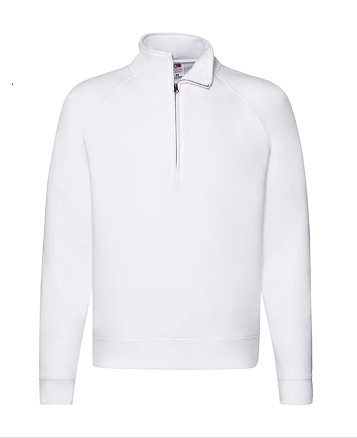 Sweat Zippé Blanc