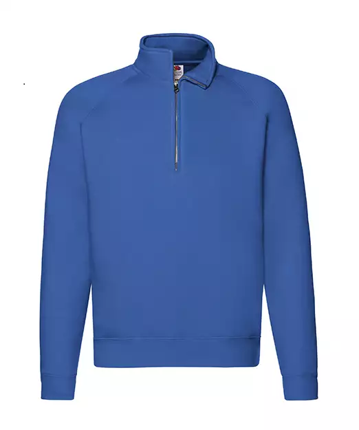 Sweat Zippé Royal bleu